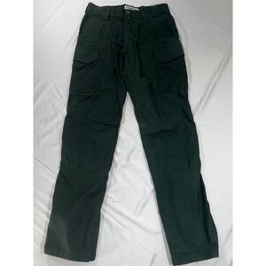 FIRST TACTICAL Men's Cargo Pants Dark Green Size 32x33 Tactical Ripstop Utility